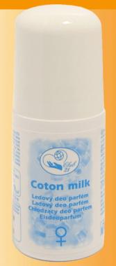 Ledový Deo parfém Coton milk roll-on 50ml
