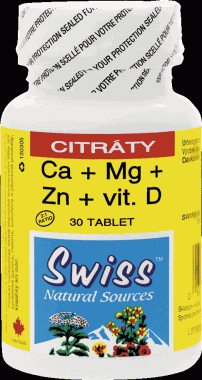 Swiss Ca + Mg + Zn + vit.D 30 tablet 