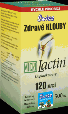 Swiss ZDRAVÉ KLOUBY (MicroLactin) 120 kapslí 
