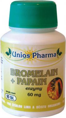 Uniospharma Bromelain + Papaya 60mg 90 tablet 