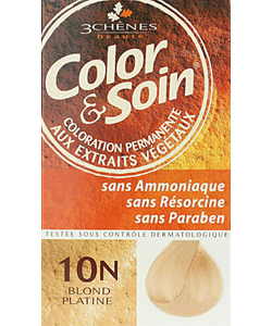Barva a Péče COLOR & SOIN 10N - Platinová blond 135ml