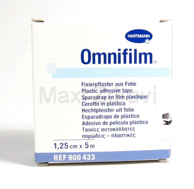 Náplast Omnifilm porézní fólie 1.25cm x 5m 1ks