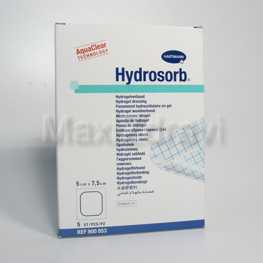 Kompres Hydrosorb sterilní 5x7.5cm 5ks