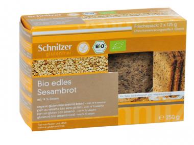 Bio chléb plátkovaný sezamový bez lepku 250g