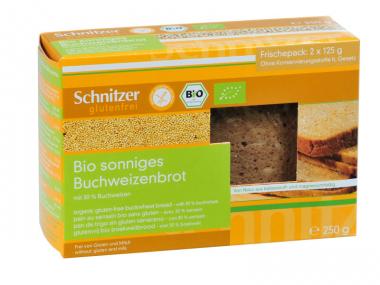 Bio chléb plátkovaný pohankový bez lepku 250g