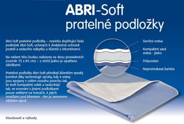 Inkontinenční podložka Abri Soft pratelná 75x85cm 1ks se zál