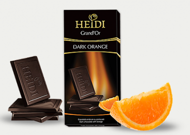 Čokoláda HEIDI Dark Orange 80g