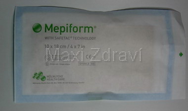Krytí Mepiform silikon.sterilní 10x18cm 1ks 293400