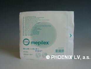 Krytí Mepilex abs.silik.sterilní 20x20cm 1ks 294400