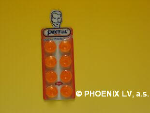 Pectol-pomerančový drops s vitamínem C blistr