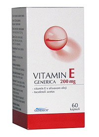 Vitamin E 200mg cps. 60 Generica