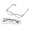 Brýle čtecí American Way + 3.50 červené v etui