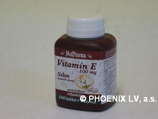 MedPharma Vitamín E 100mg + selen 107 tablet 