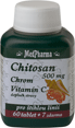 MedPharma Chitosan 500mg + vitamín C + chrom 67 tablet 