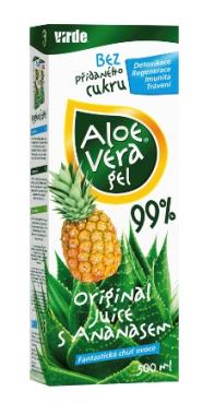 Aloe vera gel s ananasem 500ml