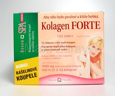 Rosen Kolagen Forte 120 tablet + 2 RosenSpa zel.koupel