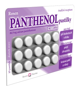 Rosen PANTHENOL pastilky 15ks