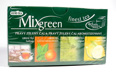 VITTO MIXGREEN 4 druhy zeleného čaje n.s.20x2g