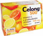 Celong 500 Vitamin C 500mg 60 kapslí 