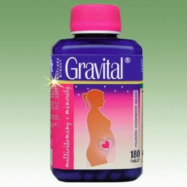 VitaHarmony Gravital 180 tablet pro těhot.a koj.ženy