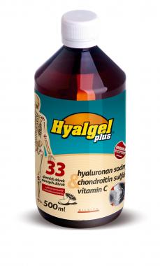 Hyalgel plus pomeranč 500ml