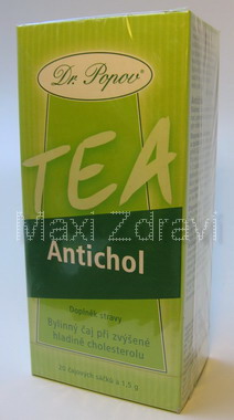 Čaj Antichol porcovaný 30g Dr.Popov